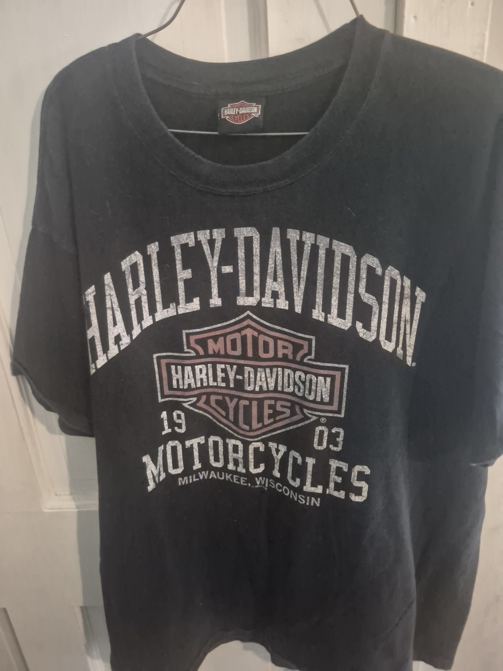 Harley-Davidson Men’s Black Graphic Tee - Motorcycles Logo